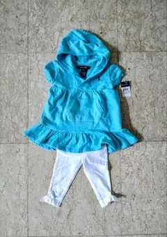 ラルフローレンフード付きパーカーとレギンスセット12M(70センチ位)新品未使用