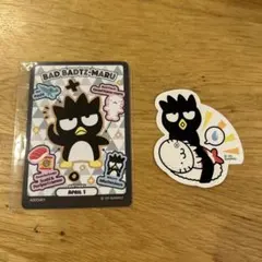 バッドばつ丸　ステッカー キャラクターカード　サンリオ