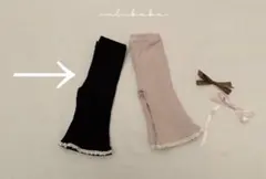 valubebe Sサイズ ブラック　黒　キッズ　パンツ　春服　秋服