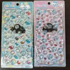 あわわちゃん＆まじかるベリーベリーの プチドロップステッカー 2種セット