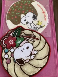 SNOOPYタウン、タオルハンカチ2枚セットです。