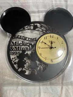 Disney Mickey & Minnie Silhouette Clockのサムネイル