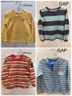 ミキハウス GAP ロングスリーブTシャツ 110cm