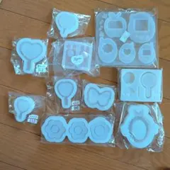 レジン　シリコンモールドセット　まとめ売り　シャカシャカ