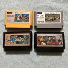 【動作確認済】任天堂ファミコンソフト スーパーマリオブランザーズ他ソフト 3個