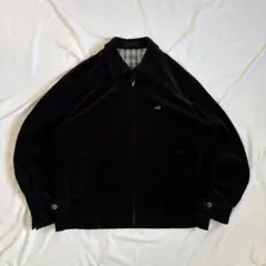 crocodile コーデュロイ　スイングトップ　クロコダイル　ブラック