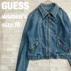 GUESS ゲス レディース デニムジャケット US古着 ショート丈 M