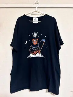 『STOF』ストフ　宇宙部族の刺繍ポケット　BIG Tシャツ