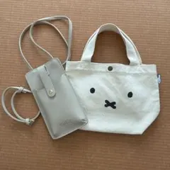 miffy トートバッグとスマホバック　セット