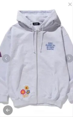 XLARGE DAISY ZIP HOODED SWEAT