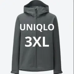 【美品】 ユニクロ UNIQLO ブロックテックパーカ/3Dカット 3XL