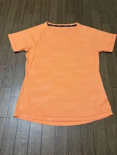 【試着のみ】ミズノ ソーラーカット スポーツTシャツ L〜XL オレンジのサムネイル