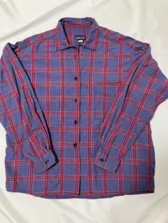 Patagonia 長袖 チェックシャツ Women's M ポルトガル製のサムネイル