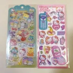 サンリオキャラクターズ シール 2枚セット 平成はっぴーフォン ドロップジェリー