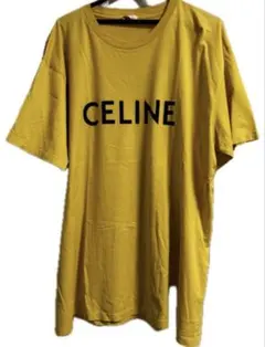 セリーヌ Tシャツ 黄色XL イエロー CELINE カットソー 半袖シャツのサムネイル