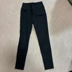 ハイウエスト スキニーパンツ ブラック