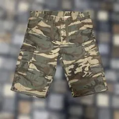ALPHA INDUSTRIES 迷彩柄 ハーフパンツLのサムネイル