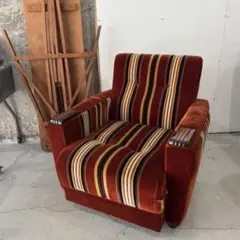 vintage sofa stripe