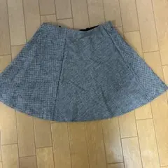 UNIQLO 千鳥格子柄 フレアミニスカート Mサイズ