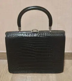 クロコダイルバッグ　ヴィンテージ