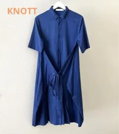 トゥモローランド購入　knott ラップシャツワンピース　半袖ガウンジャケットのサムネイル