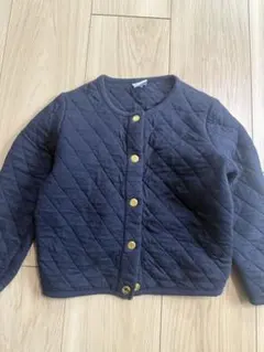 PETIT BATEAU ネイビー キルティングジャケット 104cm