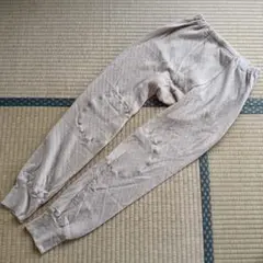 イオン トップバリュ 紳士用 キルトズボン下 M ベージュ■メンズ 綿100%