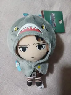 ユニバーサル USJ リヴァイ ぬいぐるみ キーチェーン 進撃の巨人 ジョーズのサムネイル