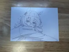 映画ウマ娘　入場者特典　ポストカード　アグネスタキオン