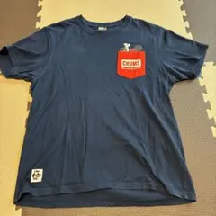 CHUMS　半袖　Tシャツ　M ポケット　ロゴ　バックプリント　人気　古着コーデのサムネイル
