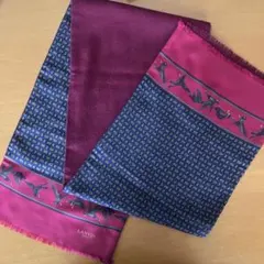 【美品】LANVIN 鳥モチーフ スカーフ ストール