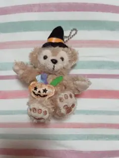 ディズニー　ダッフィー　ハロウィン　ぬいぐるみバッジ