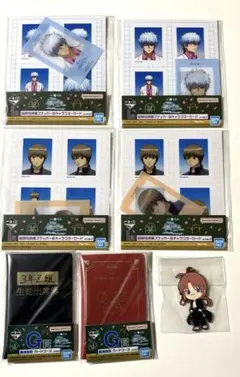 一番くじ 銀魂 銀八先生 カードケース 証明写真風ステッカー ラバーチャーム
