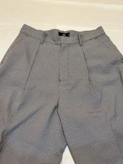 HARE テーパードパンツ 千鳥柄