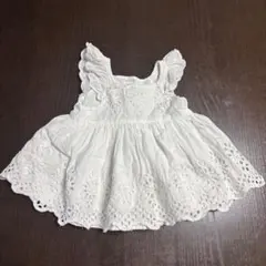 baby GAP ホワイト ワンピース 0-3m お宮参り　お食い初めのサムネイル