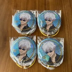 呪術廻戦 五条悟 ビッグオーロラ 箔押し缶バッジ GiGO限定