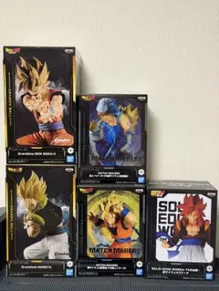 【まささん専用】ドラゴンボール フィギュアセット 5体 悟空 ゴジータ ベジータ