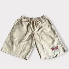 【☆美品☆】全中 ベージュ ショートパンツ バスケットパンツ 半パン ポケット付のサムネイル
