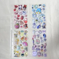 シール　おすそ分け　うるちゅる　プチドロ　サンリオ　ディズニー　D