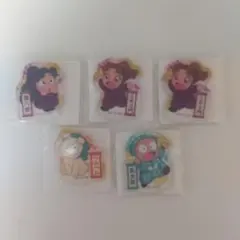 忍たま乱太郎　アクリルスタンド　乱太郎　ヘムヘム　田村三木ヱ門×２　綾部喜八郎