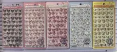 サンリオ☆ボンボンドロップシール　ミニ☆５点セット