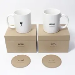 2個セット 限定品 新品 Ami Paris マグカップ 箱付き アミパリス