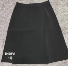 INDIVI スカート 黒 5号のサムネイル