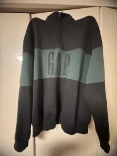 GAP ジップアップトレーナー M 黒・緑