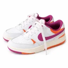 NIKE スニーカー 23.5cm 白 ピンク 紫 オレンジ 美品