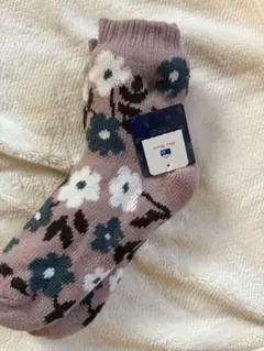 Bleu Bleuet フラワーパターンソックスのサムネイル