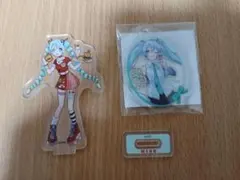 初音ミク　アクスタ　キーホルダー