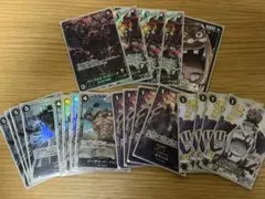 ワンピースカード 黒ひげデッキパーツ パラレル21枚