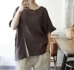 journal standard luxe フレンチリネンフリルTOPのサムネイル