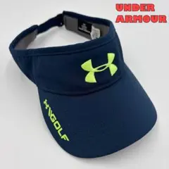 【アンダーアーマー】UNDERARMOUR ゴルフ　サンバイザー　ロゴ刺繍　帽子のサムネイル